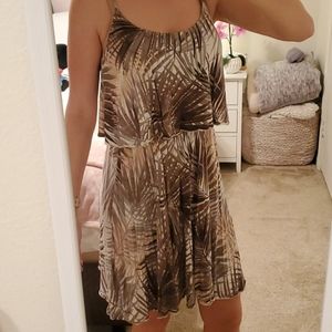 Dress size small H&M Cream, brown